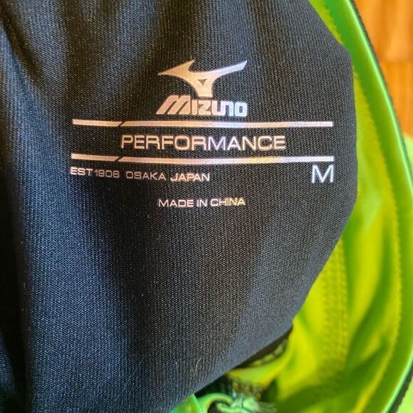 Mizuno Ladies Rockwood Thunder Jacket Blue /green Solid Quarter Zip M - Picture 3 of 3